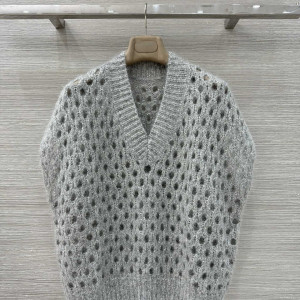 BC 다이아몬드 실 마헤어 조끼